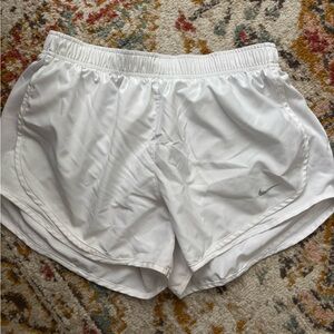 Nike White Athletic Shorts
